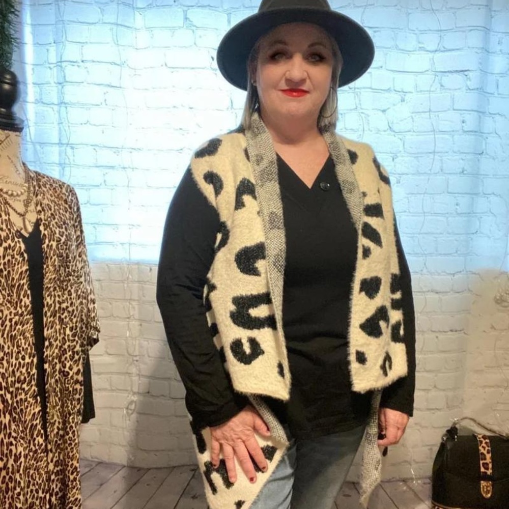 Leopard Print Vest